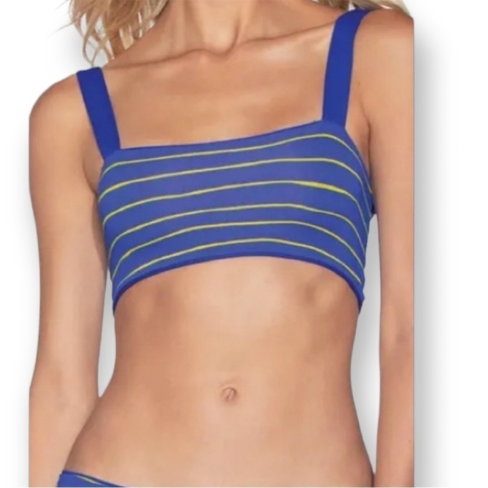 Maaji smocking dazzle 4 way reversible lace up bikini top - Picture 5 of 14